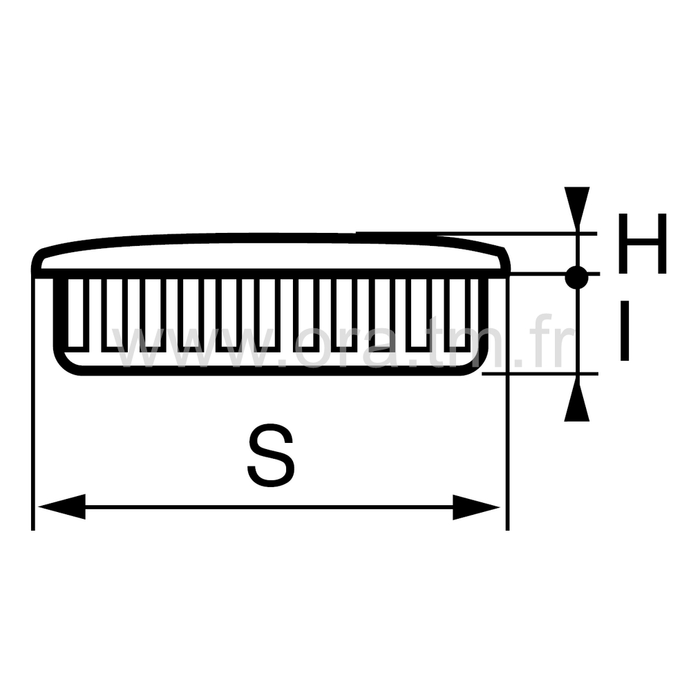 CTAR - COUVRE TUBE ENJOLIVEUR - RECTANGULAIRE