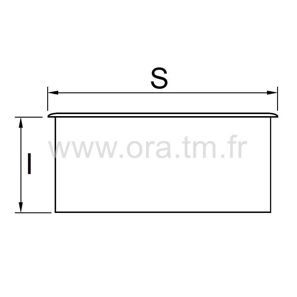 CTEP - COUVRE TUBE ENJOLIVEUR - CYLINDRIQUE