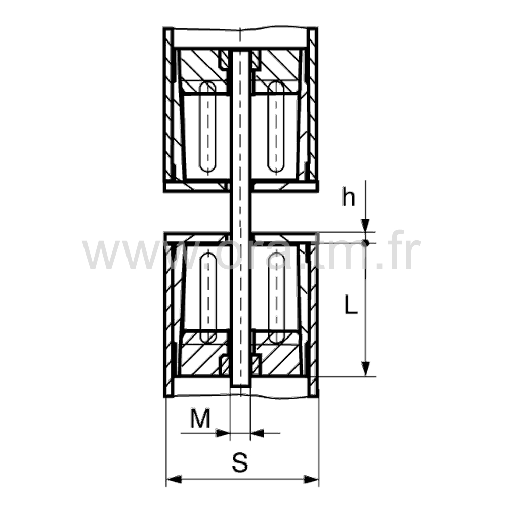 CXCP2 - RACCORD FILETE EXPANSOR - TUBE CARRE