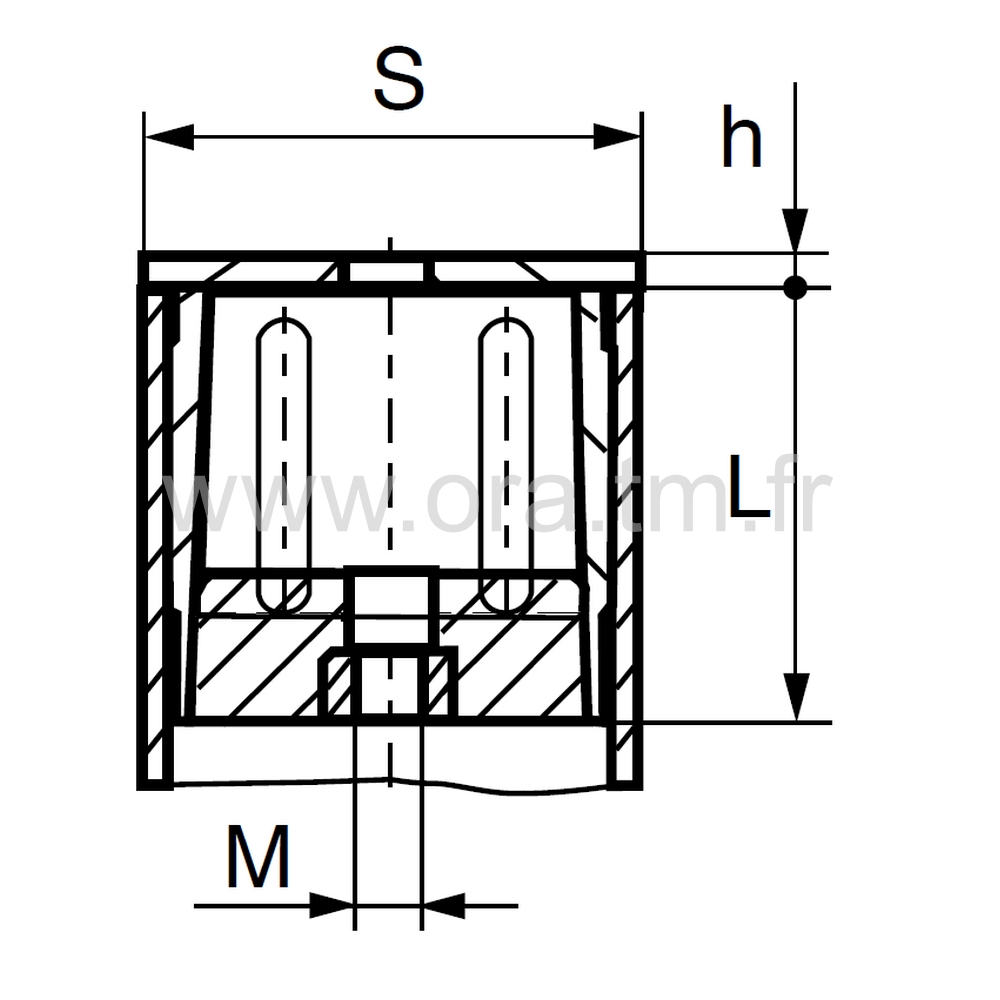 CXYP - RACCORD FILETE EXPANSOR - TUBE CYLINDRIQUE