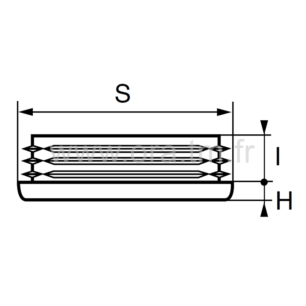 EAP - EMBOUT A AILETTES - TUBE MEPLAT CHANTS RONDS