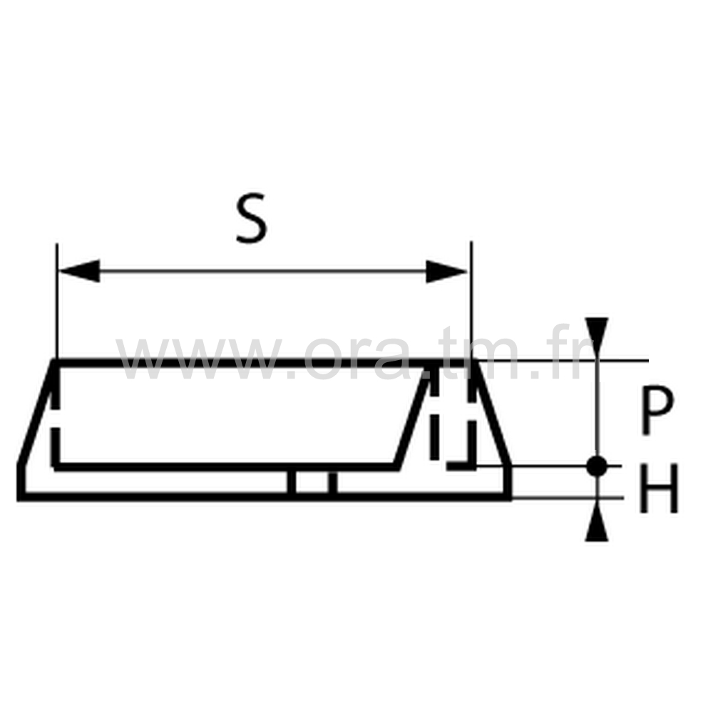 ECA - EMBOUT ENVELOPPANT - SECTION FER CORNIERE