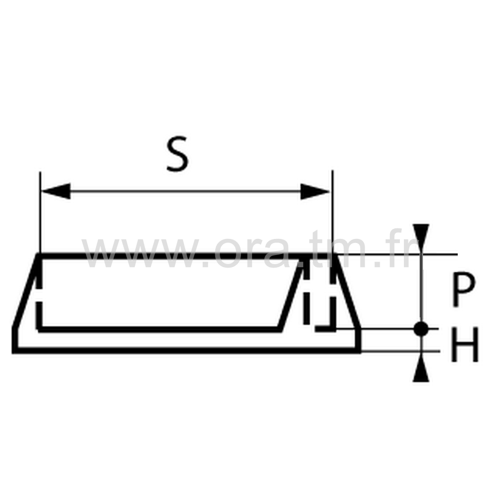 ECA - EMBOUT ENVELOPPANT - SECTION FER CORNIERE