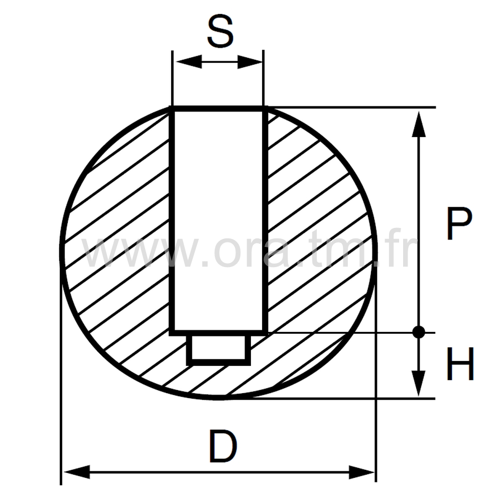 EEB - EMBOUT ENVELOPPANT - TUBE CYLINDRIQUE