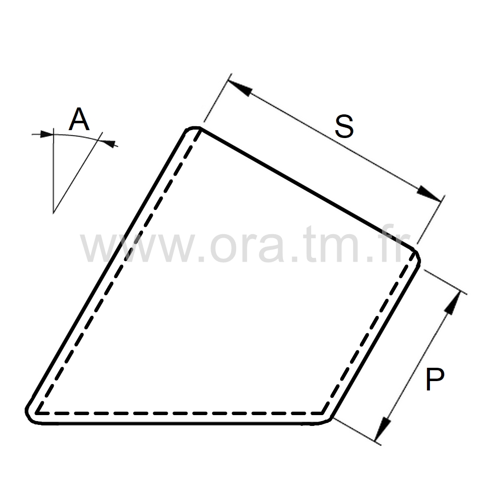 EECI - EMBOUT ENVELOPPANT - TUBE CARRE