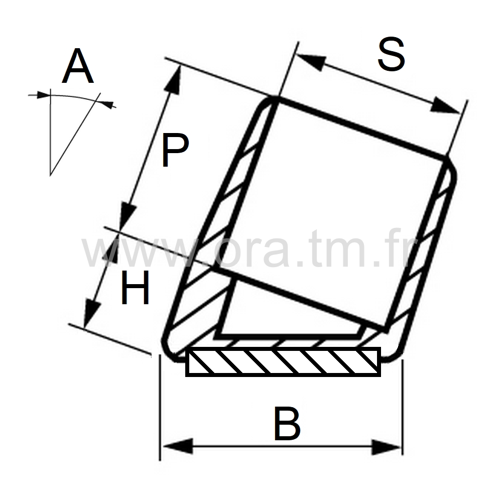 EEIFE - EMBOUT ENVELOPPANT - TUBE CYLINDRIQUE