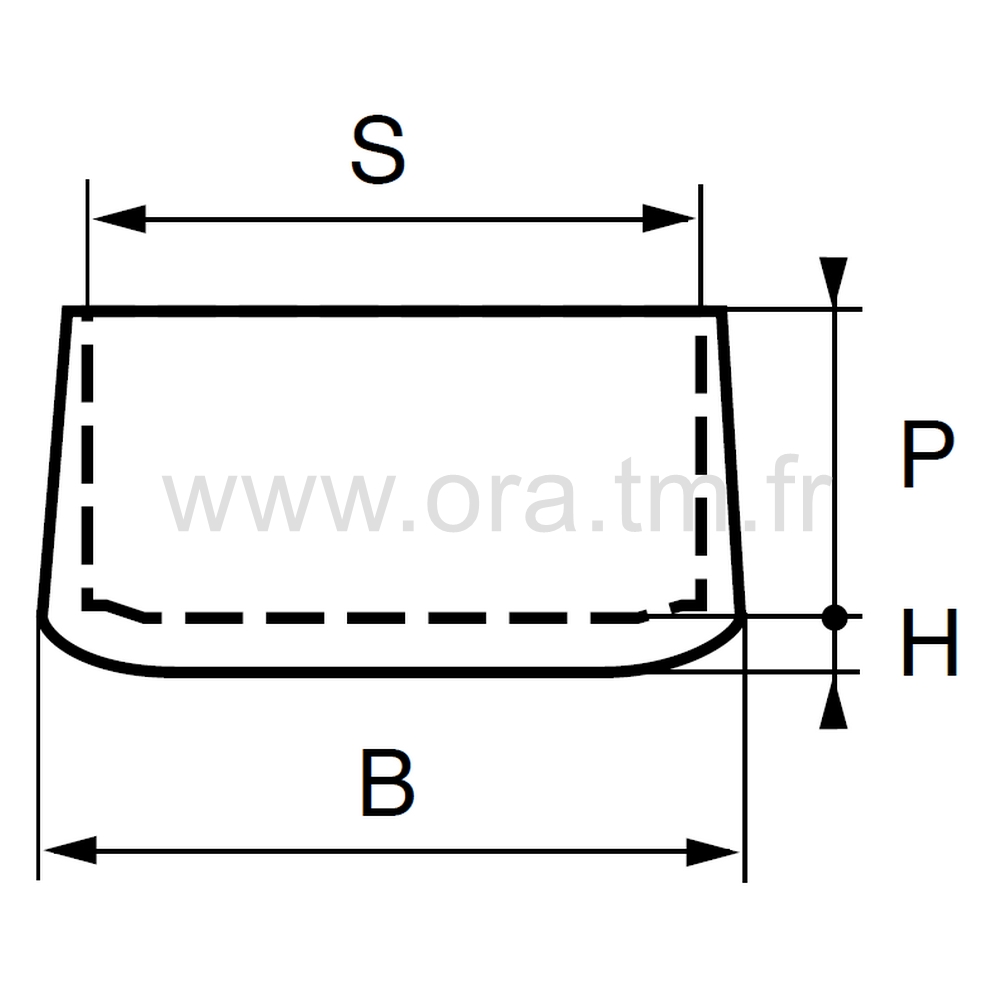 EEO - EMBOUT ENVELOPPANT - TUBE MEPLAT CHANTS RONDS