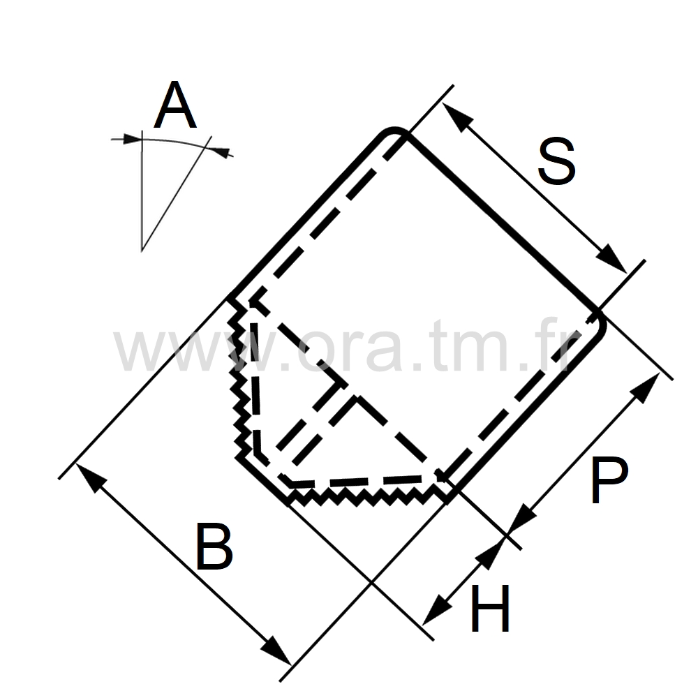 EEOI - EMBOUT ENVELOPPANT - TUBE MEPLAT CHANTS RONDS