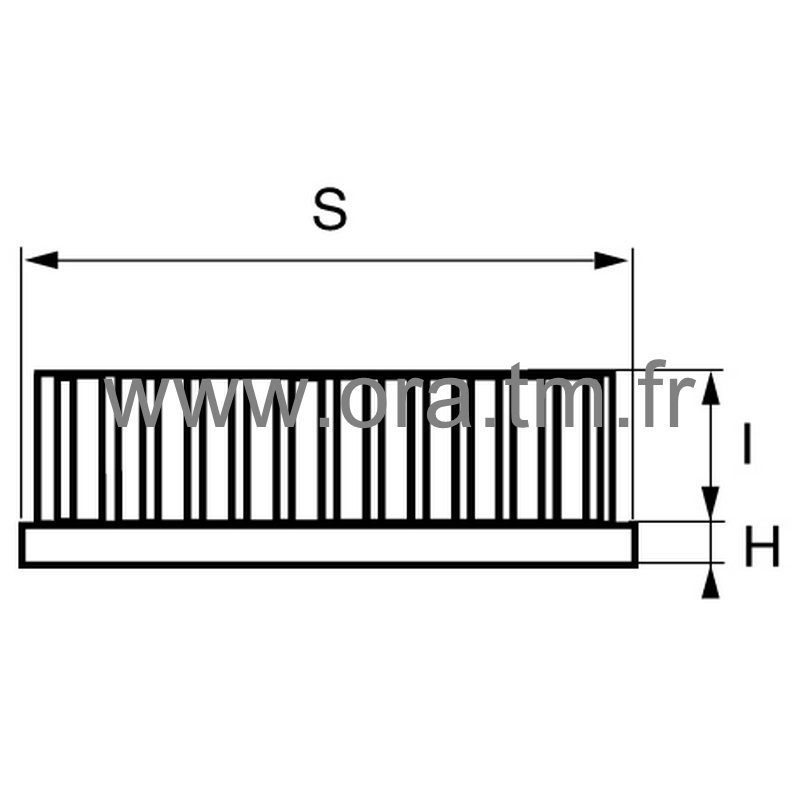 EGE - EMBOUT A INSERER - SECTION TUBE ELLIPTIQUE