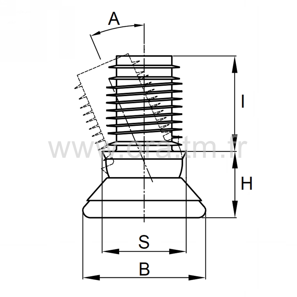 EGPGM - EMBOUT ORIENTABLE - TUBE CYLINDRIQUE