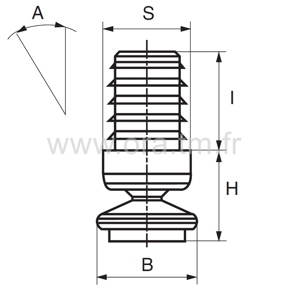 ERA - EMBOUT ORIENTABLE - TUBE CYLINDRIQUE