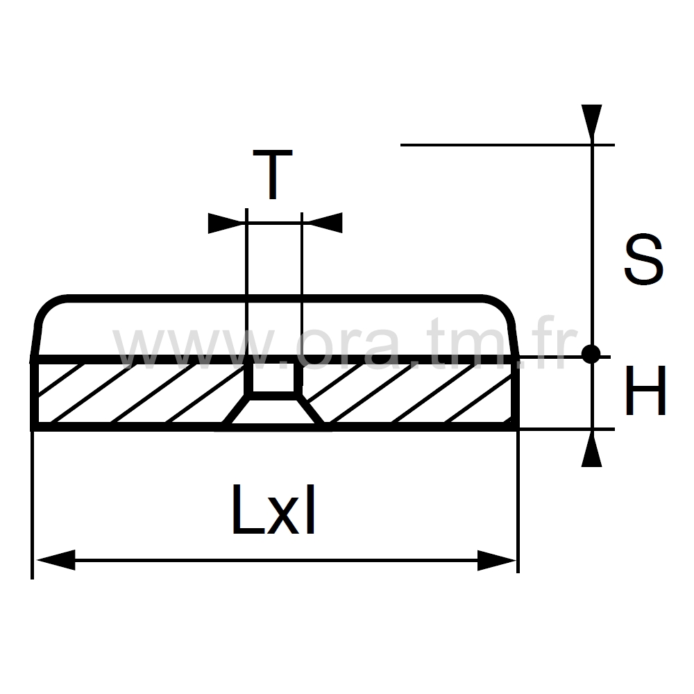 ESB - EMBOUT TRAINEAU - TUBE CYLINDRIQUE