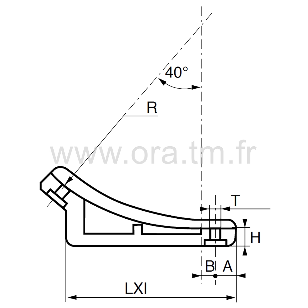 ESG - EMBOUT TRAINEAU - TUBE CYLINDRIQUE