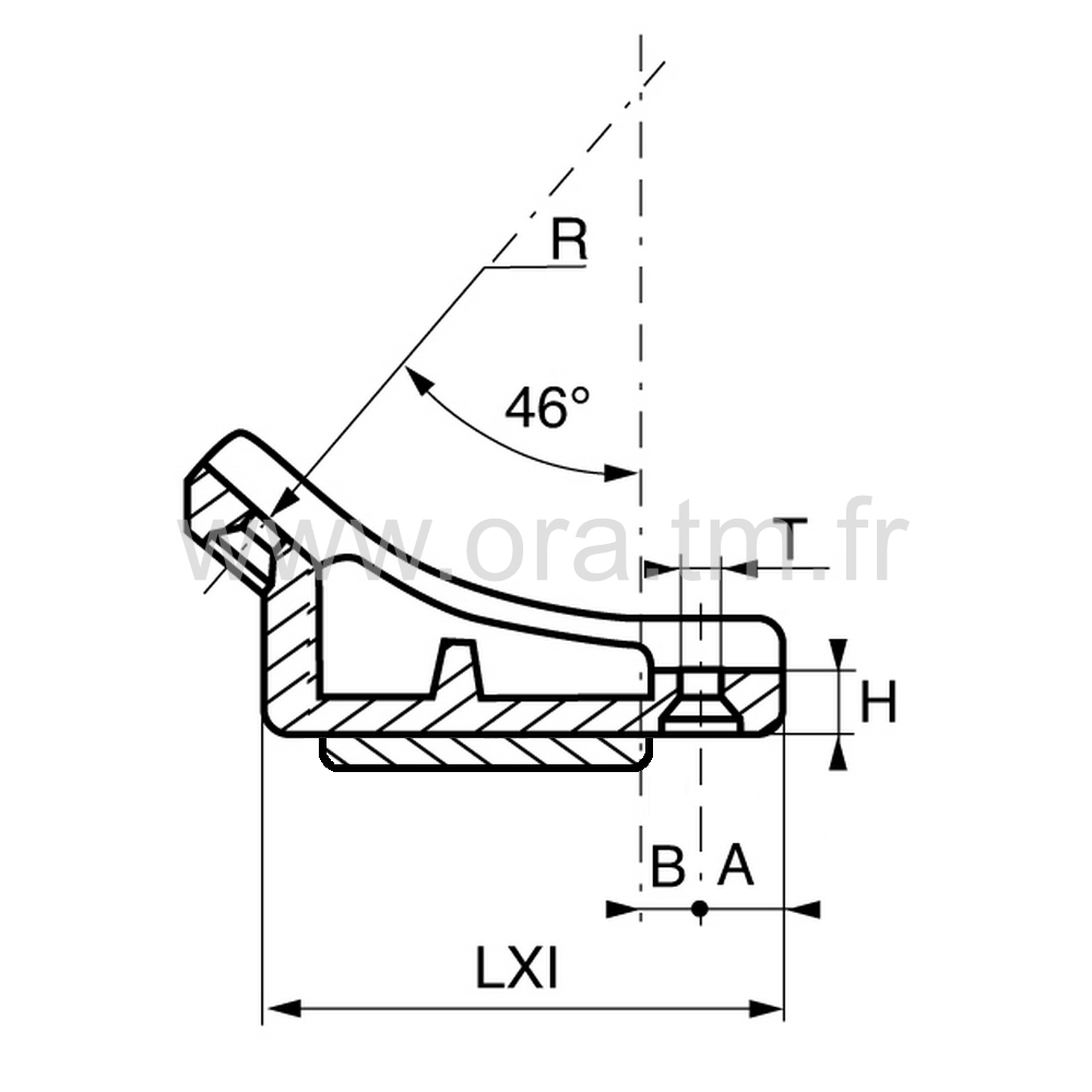 ESGFE - EMBOUT TRAINEAU - TUBE CYLINDRIQUE