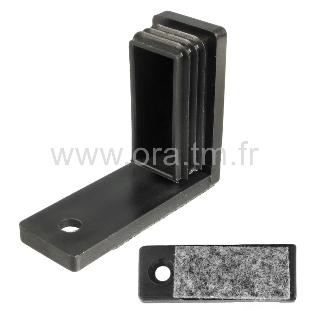 ESHR - EMBOUT TRAINEAU - TUBE RECTANGULAIRE