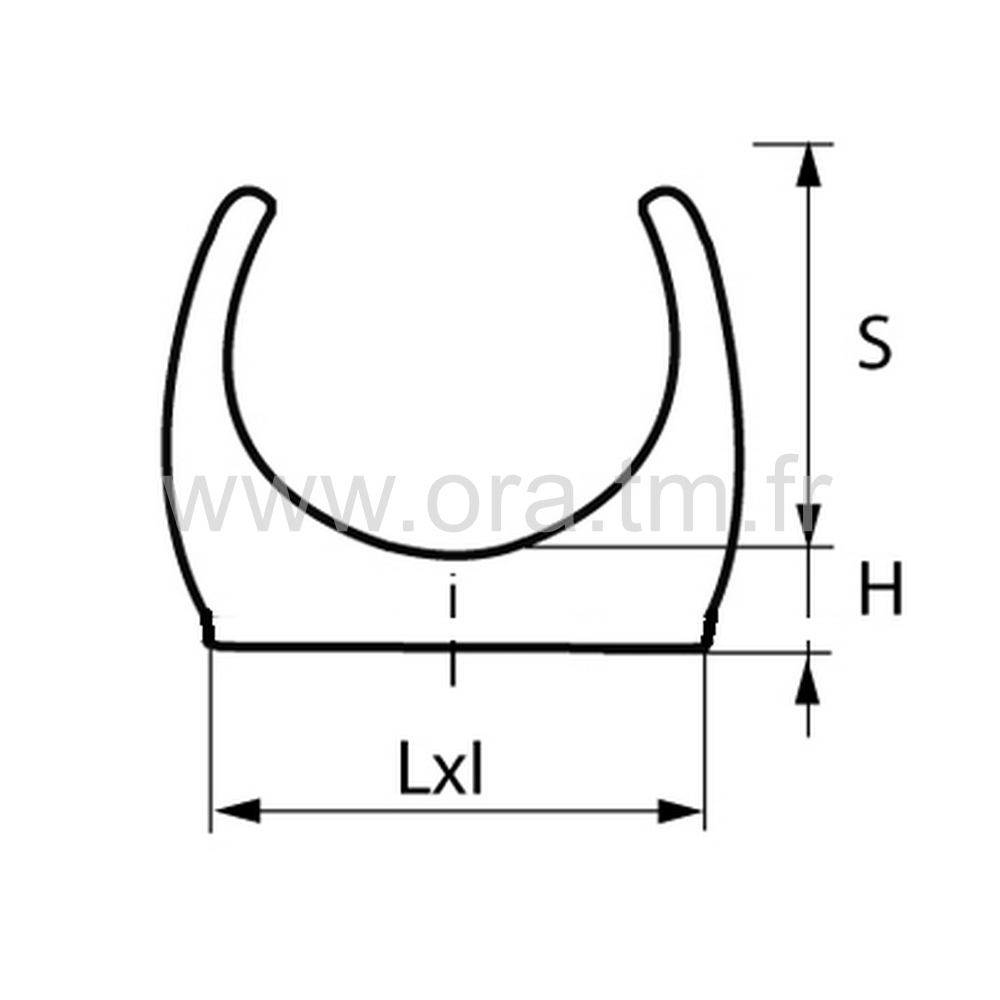 ESK1 - EMBOUT TRAINEAU A PINCER - TUBE CYLINDRIQUE