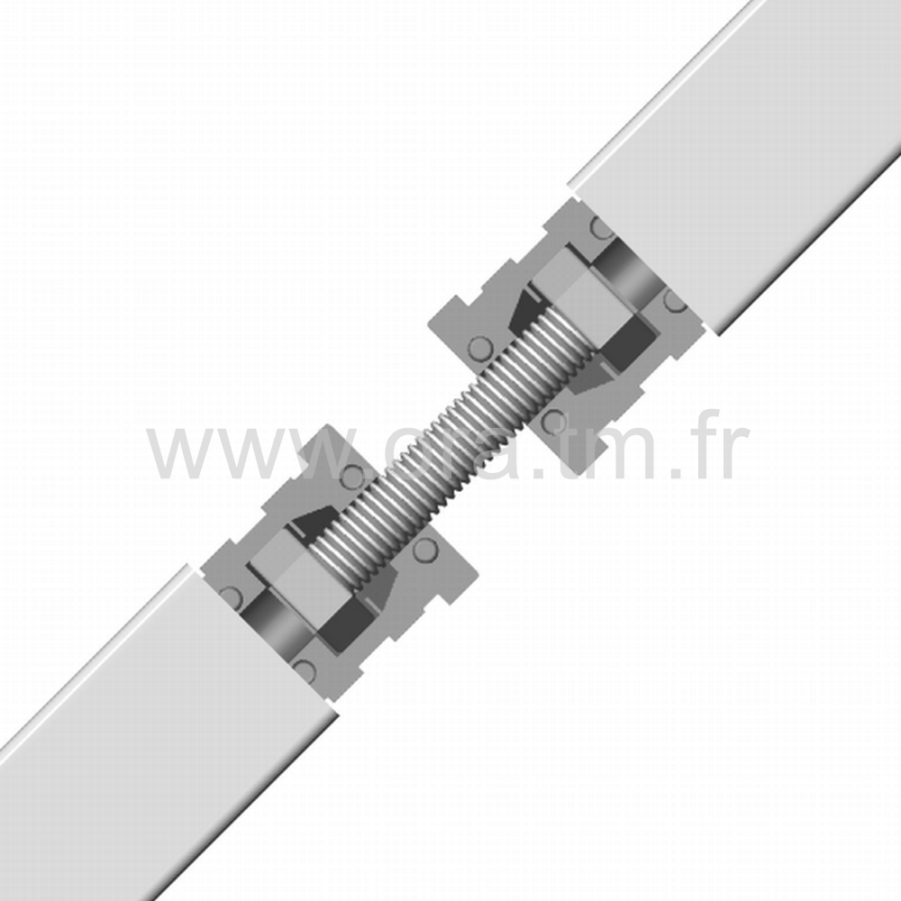 EXC - MANCHON FILETE EXPANSOR - TUBE CARRE