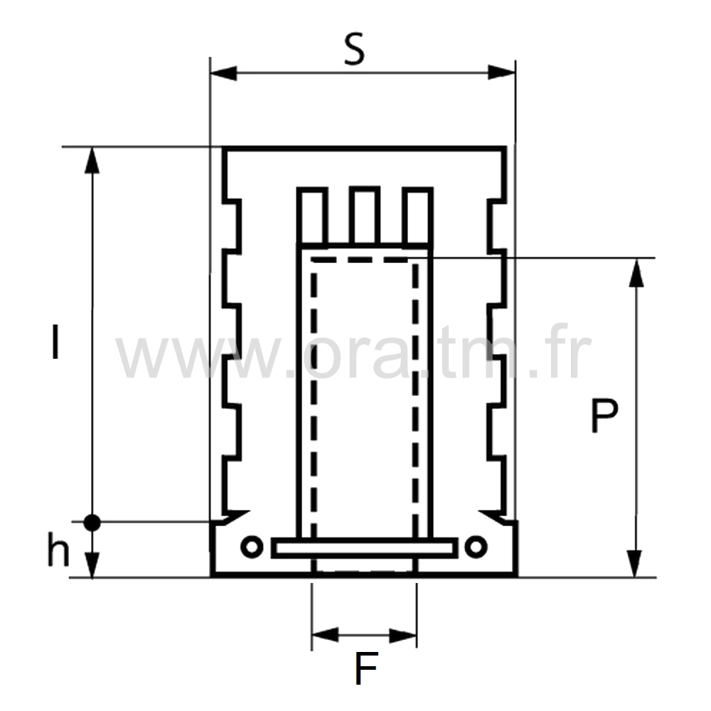 IDC - INSERTION PORTE ROULETTE - TUBE CARRE