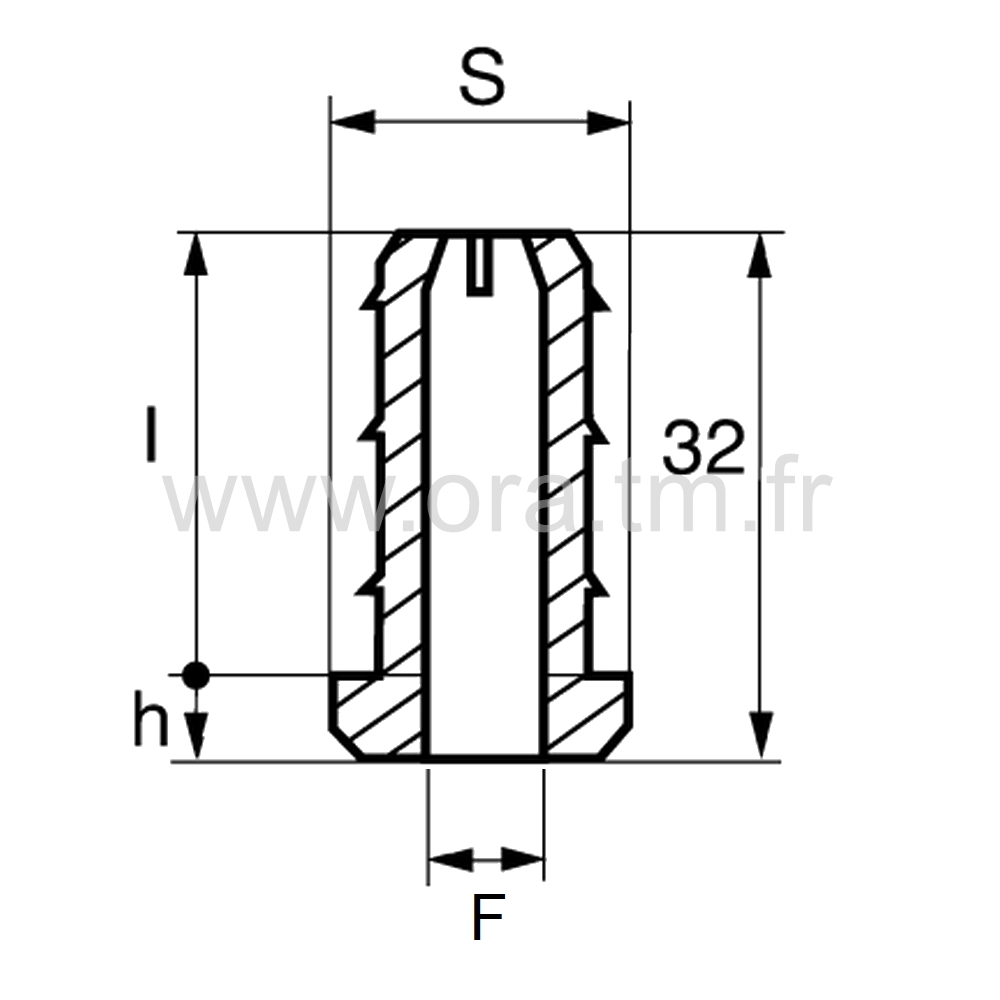 IDV - INSERTION PORTE ROULETTE - TUBE CYLINDRIQUE