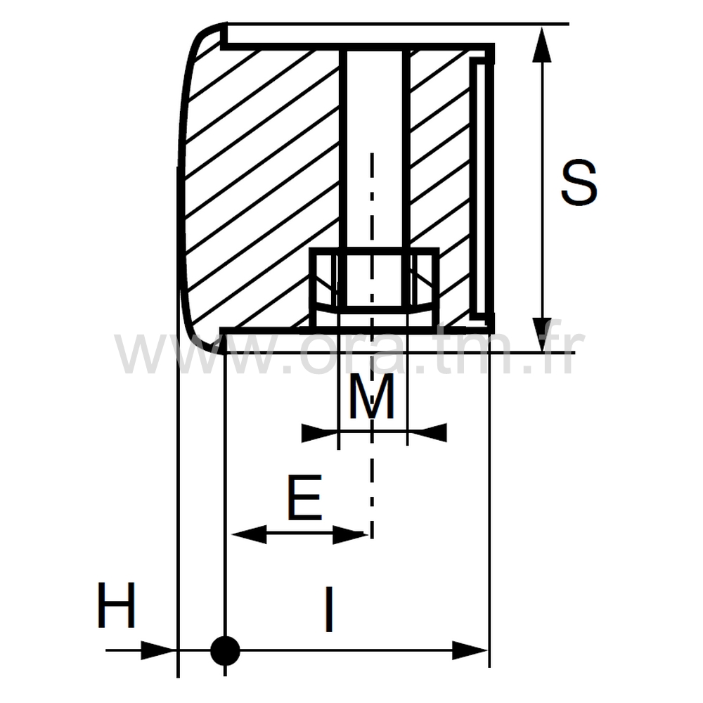 IHO - INSERTION FILETEE - TUBE MEPLAT CHANTS RONDS