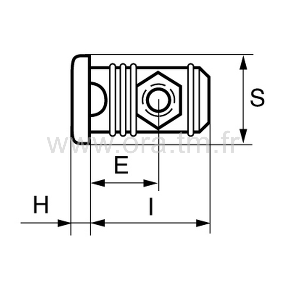 IHY - INSERTION FILETEE - TUBE CYLINDRIQUE