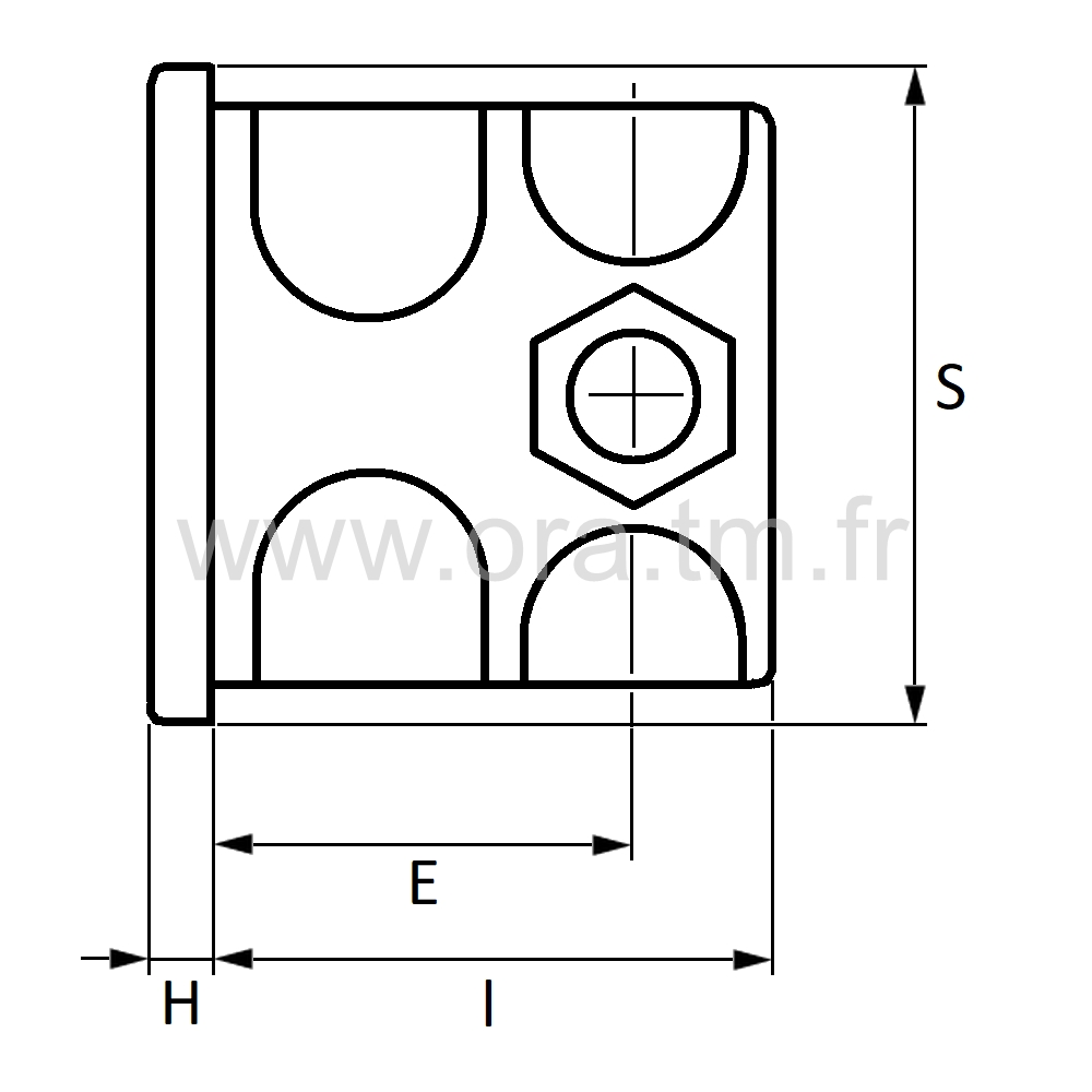 IHY2 - INSERTION FILETEE - TUBE CYLINDRIQUE