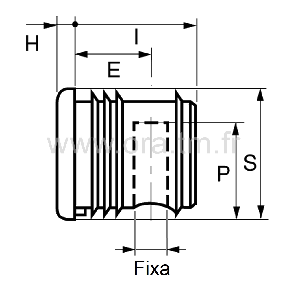 IHYP - INSERTION PORTE ROULETTE - TUBE CYLINDRIQUE