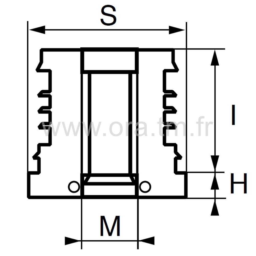 IOO - INSERTION FILETEE - TUBE MEPLAT CHANTS RONDS