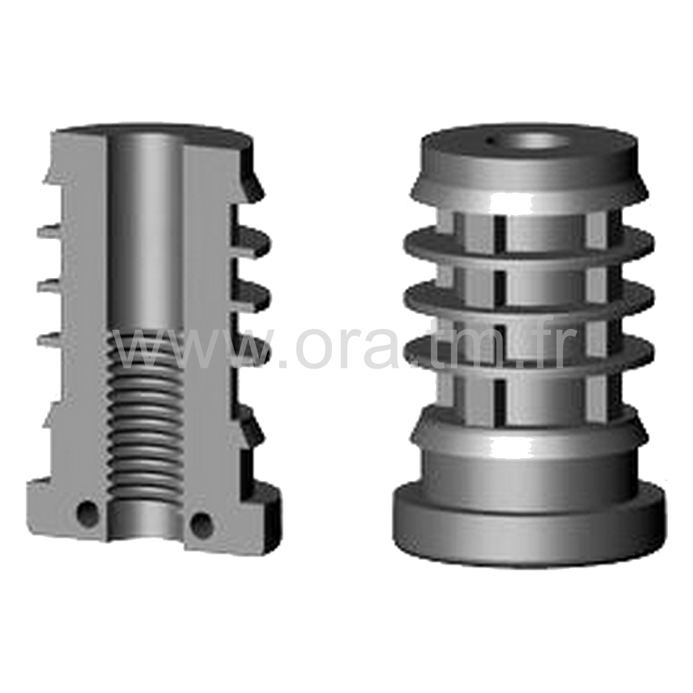 IOY - INSERTION FILETEE - TUBE CYLINDRIQUE