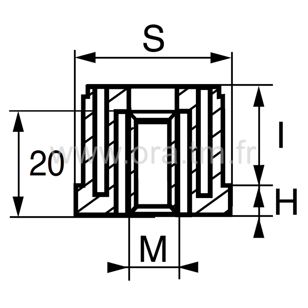 IPGO - INSERTION FILETEE - TUBE MEPLAT CHANTS RONDS