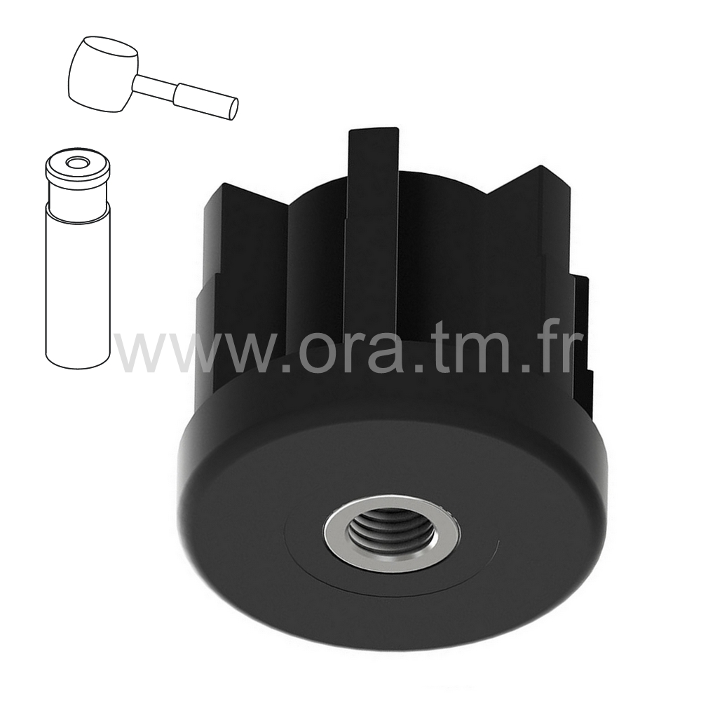 IPLY - INSERTION FILETEE - TUBE CYLINDRIQUE