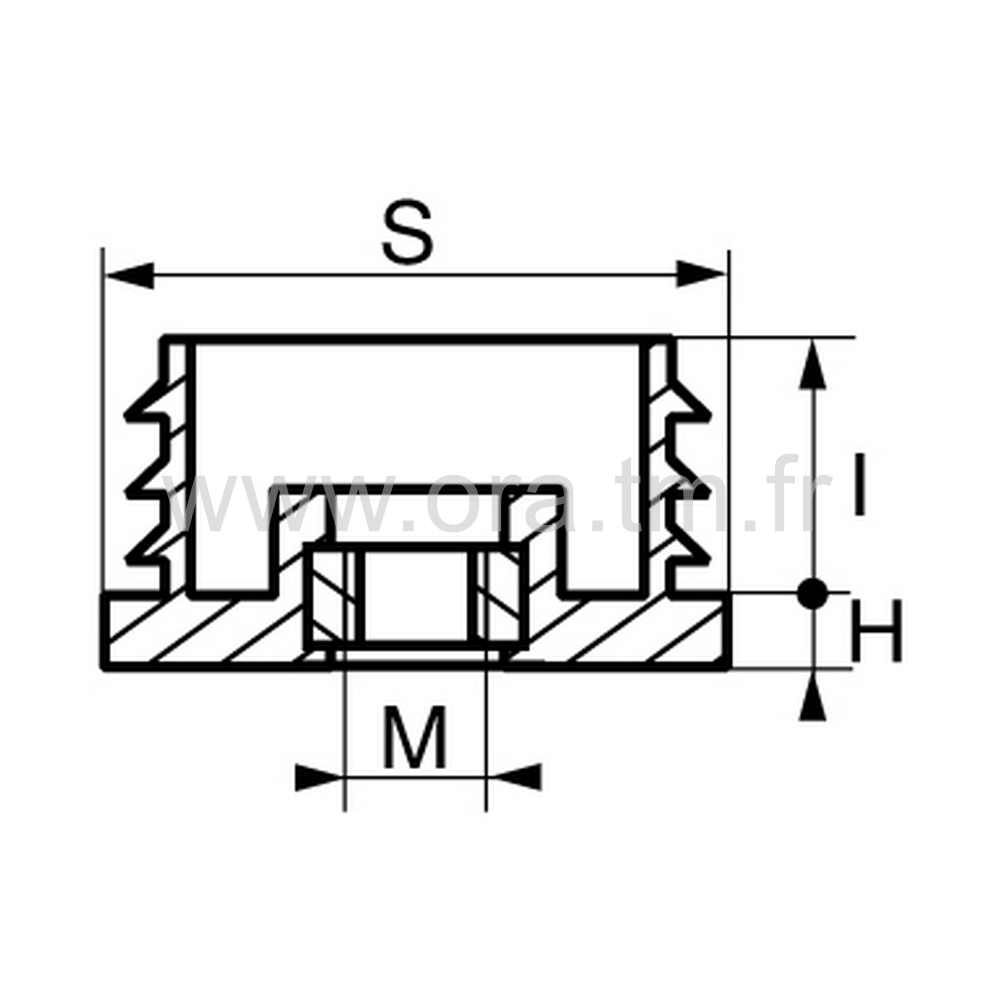 IPMO - INSERTION FILETEE - TUBE MEPLAT CHANTS RONDS