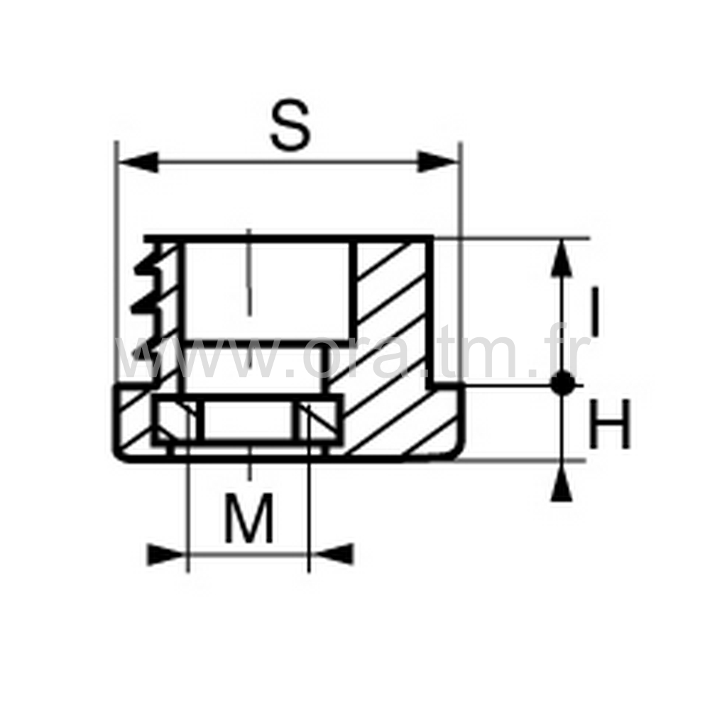 IPMT - INSERTION FILETEE - TUBE TRIANGULAIRE