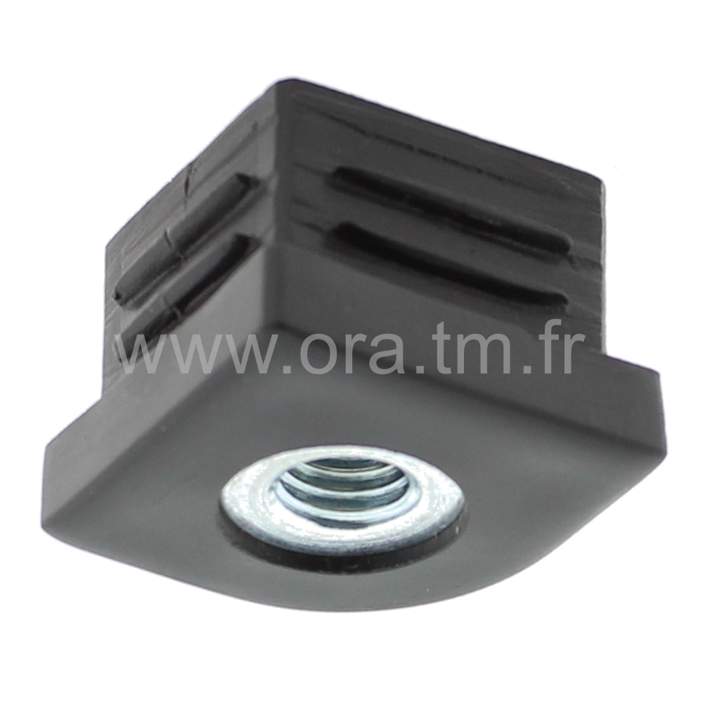 IPQR - INSERTION FILETEE - TUBE QUART DE ROND