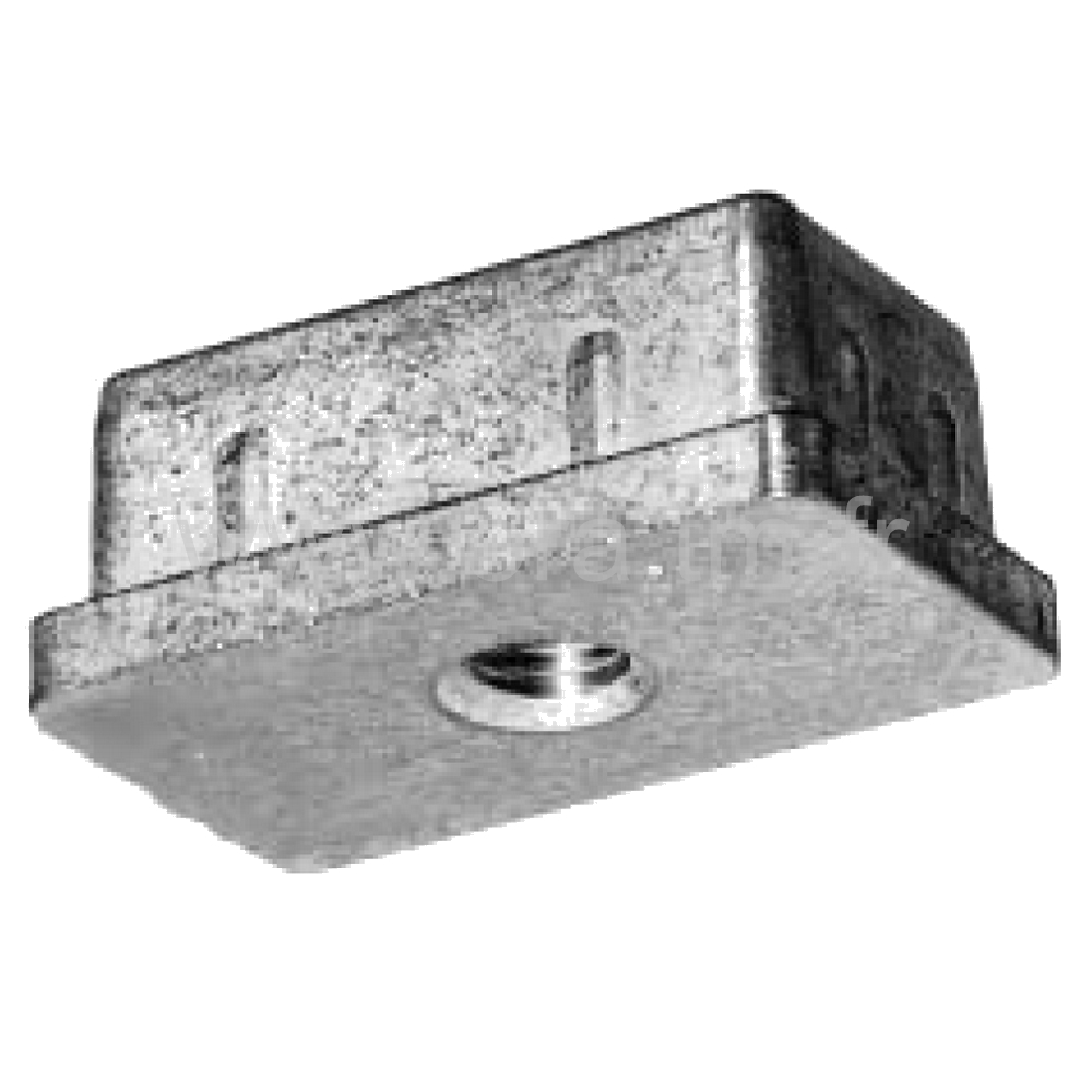 IZFR - INSERTION METAL FILETE - TUBE RECTANGULAIRE