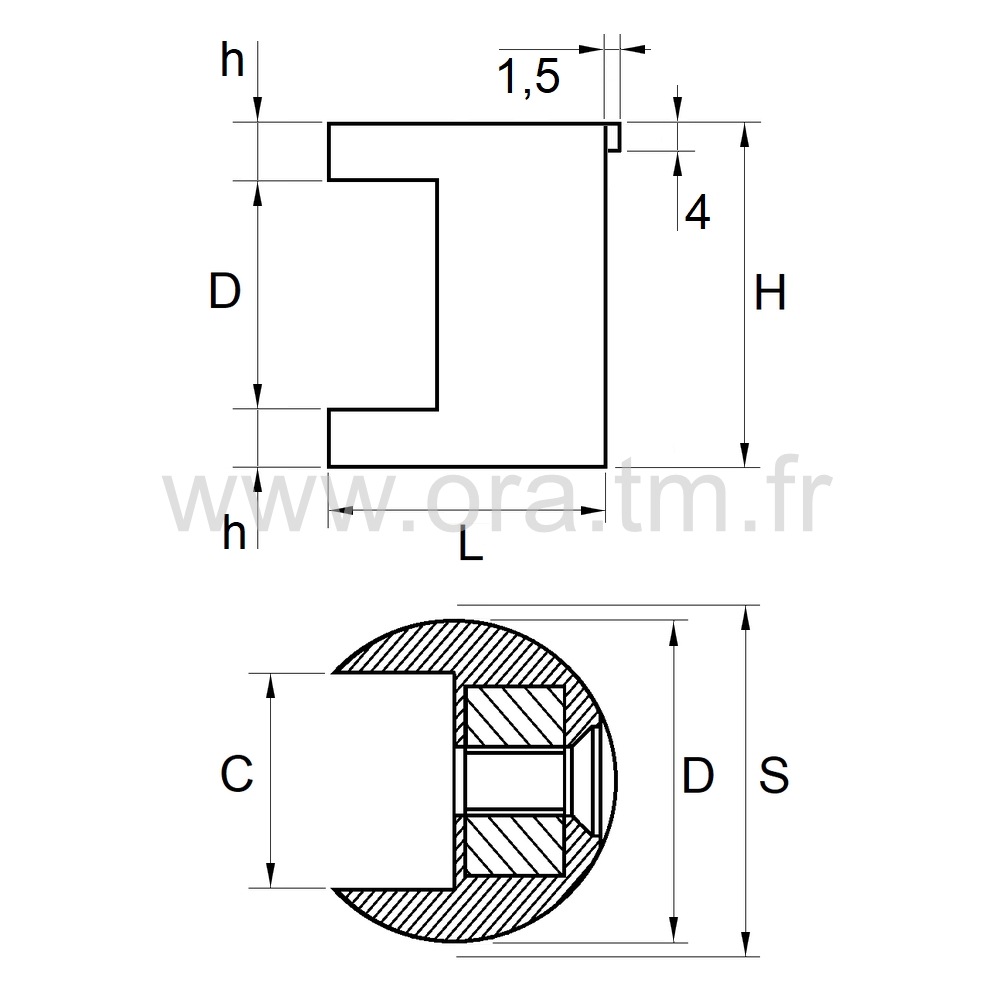 MAEY - MANCHON D ASSEMBLAGE - TUBE CYLINDRIQUE