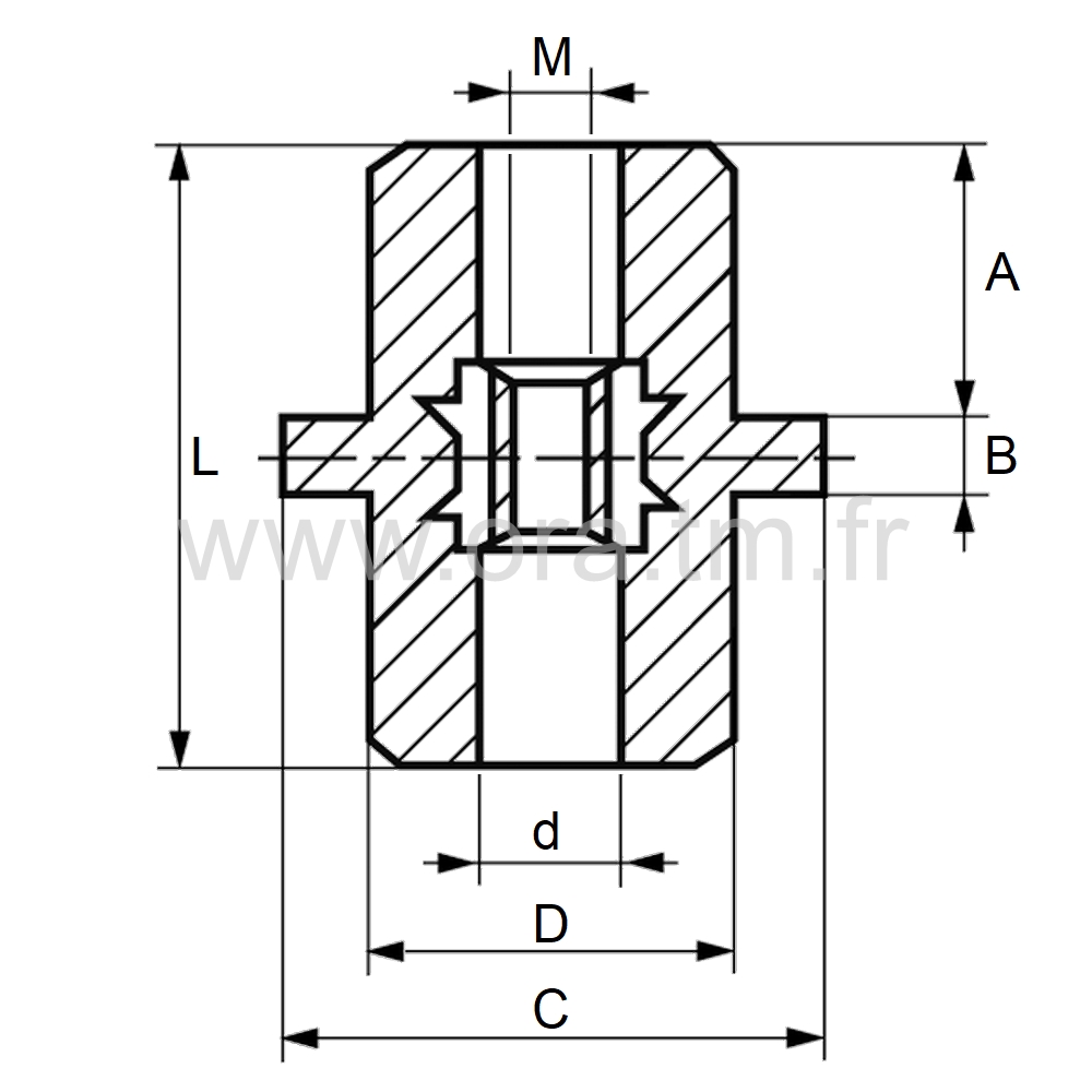 MAF - MANCHON D ASSEMBLAGE - TUBE CYLINDRIQUE