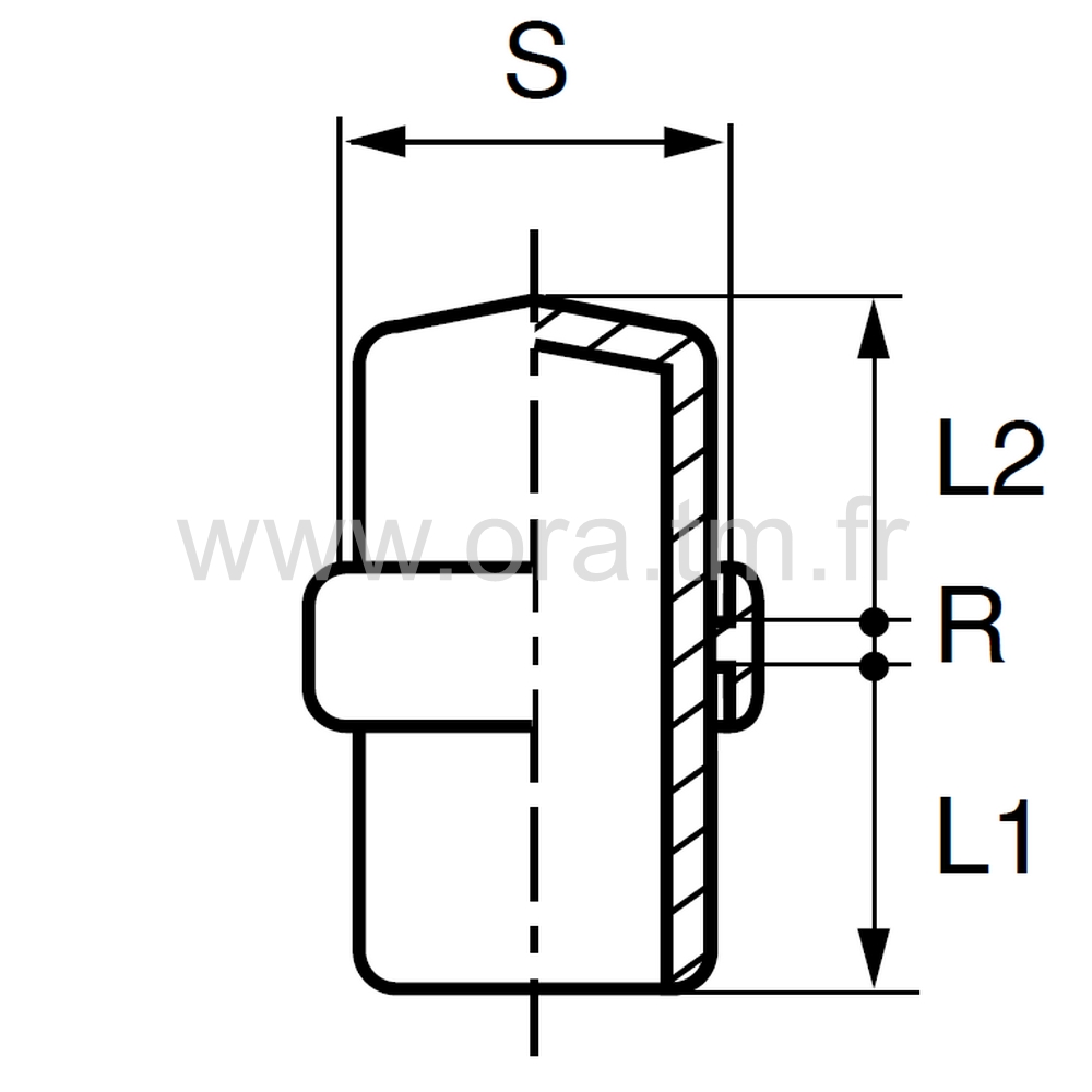 MJL - RACCORD PRISE BOUT A BOUT - TUBE CYLINDRIQUE