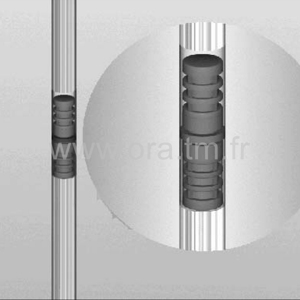 MJY - RACCORD PRISE BOUT A BOUT - TUBE CYLINDRIQUE