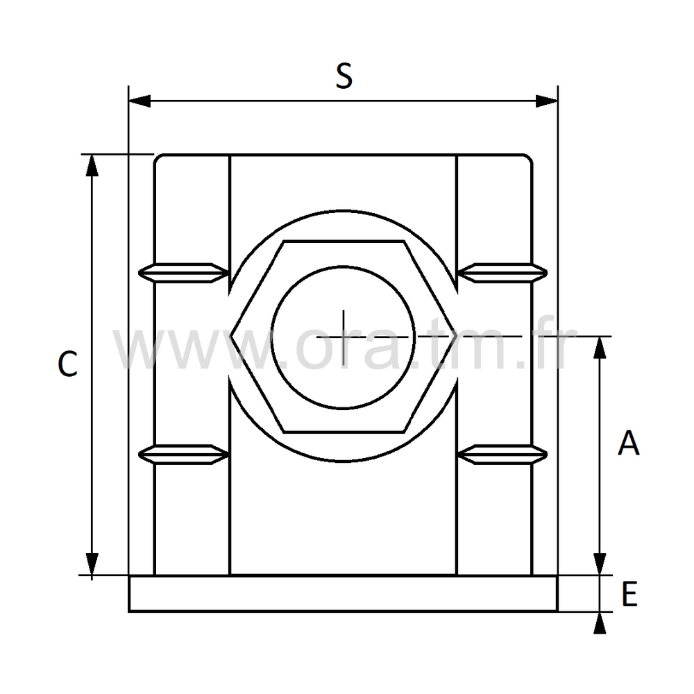 MO3B - INSERTION FILETEE - TUBE MEPLAT CHANTS RONDS