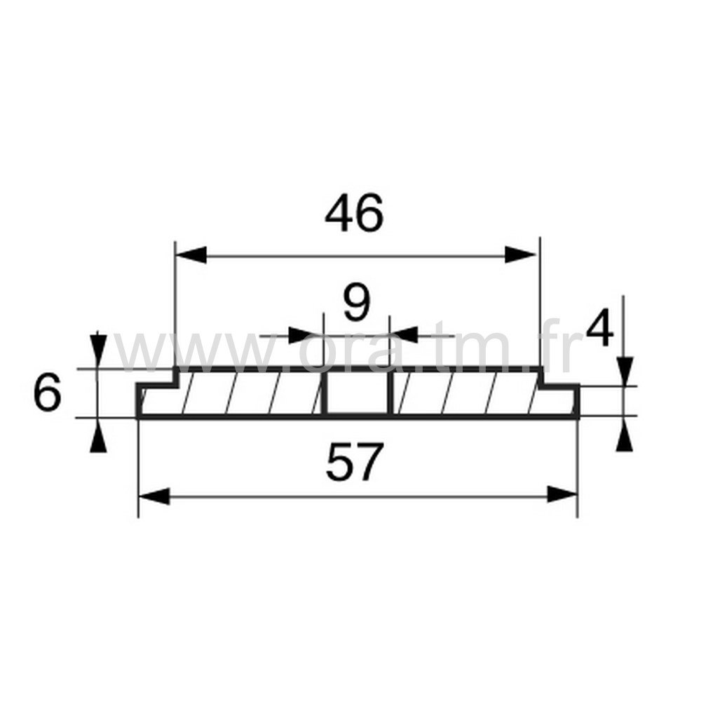 RCFR - ATTACHE PRISE CONIQUE D50 - TUBE CYLINDRIQUE