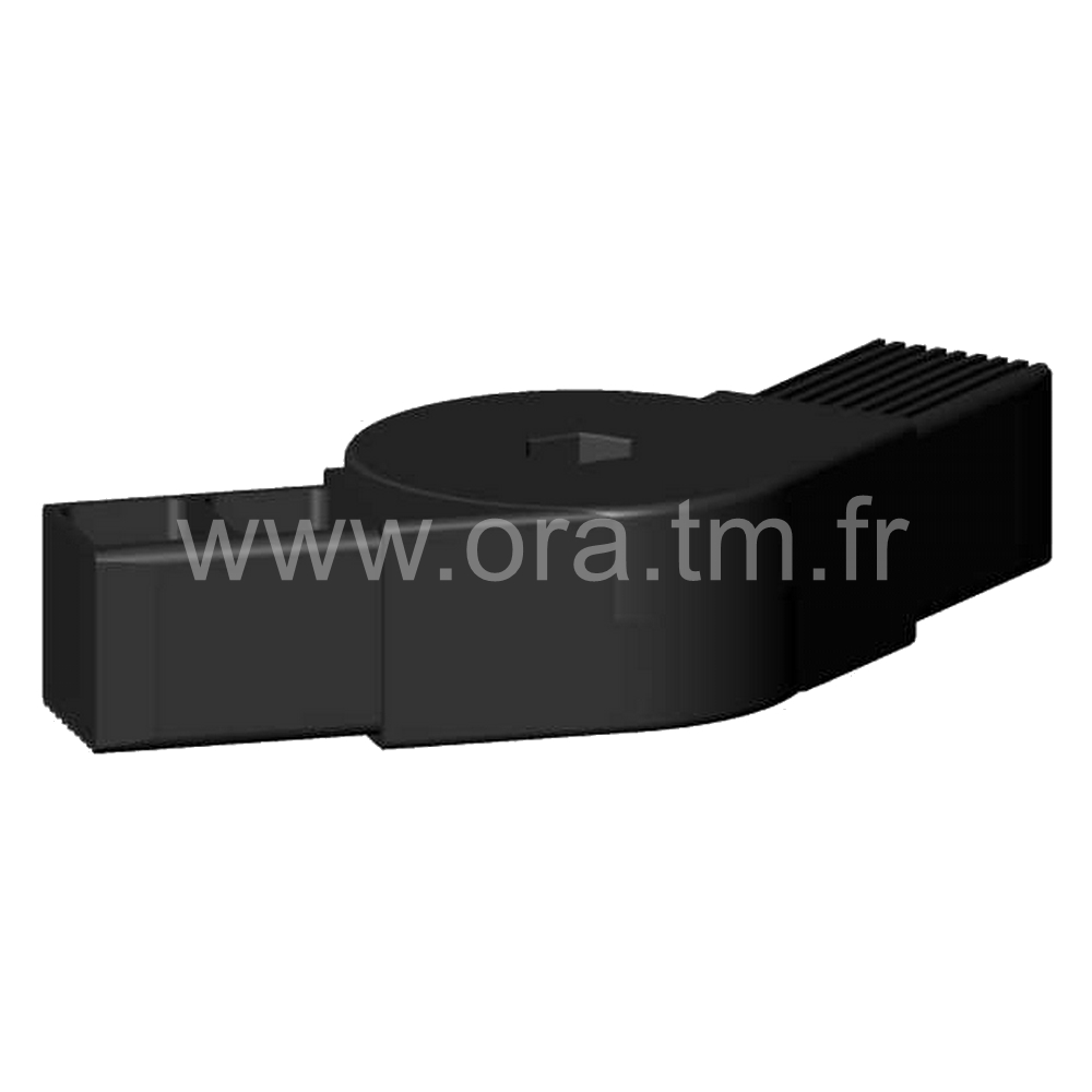 RCV40 - RACCORD ANGLE VARIABLE - TUBE CARRE