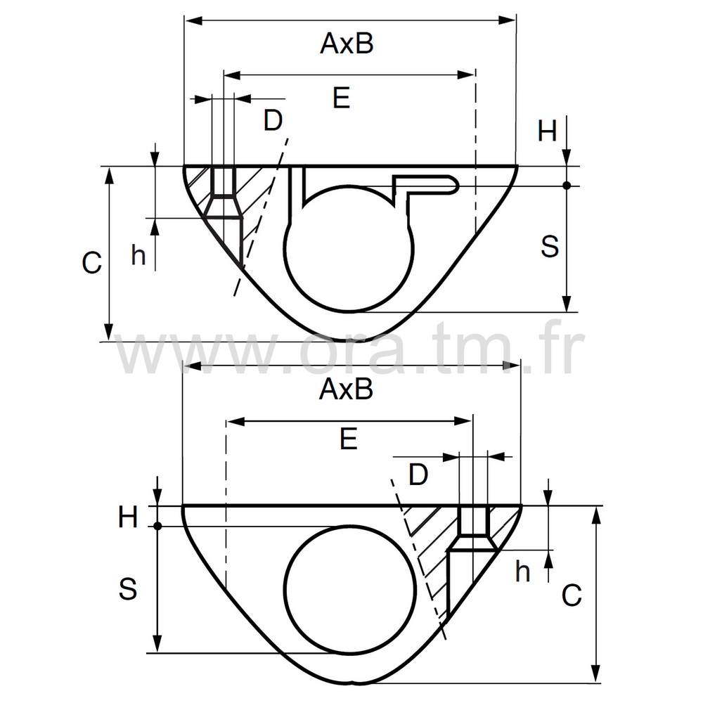 SUP - SUPPORT DE PIVOTEMENT - TUBE CYLINDRIQUE