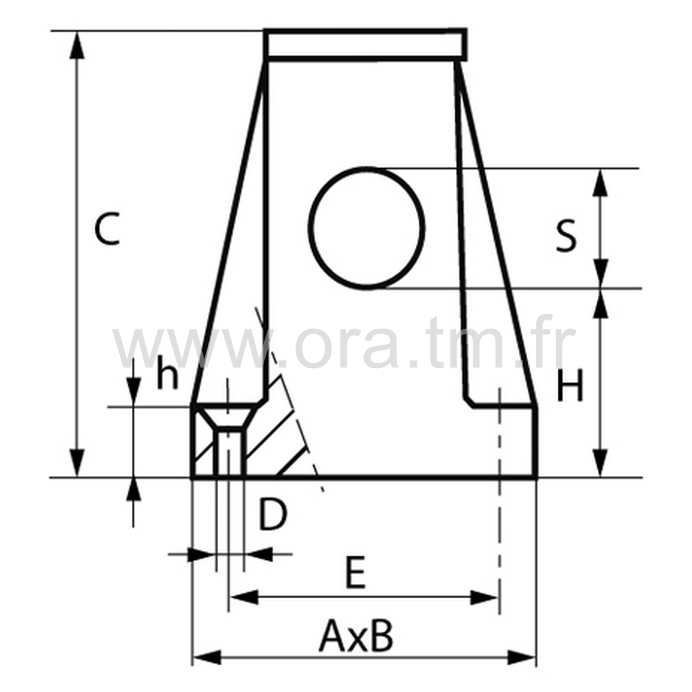 SUPC - SUPPORT DE PIVOTEMENT - TUBE CYLINDRIQUE